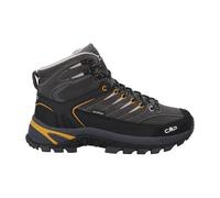 Wanderschuh CMP "RIGEL 2.0 MID WP TREKKING SHOES", Herren, Gr. 42, grau (cioccolato, caramel), Leder, Schuhe Wanderschuh, wasserdicht (55637618-42) cioccolato, caramel