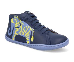 Camper Barfuß Kinderstiefeletten - TWS Sella YardAnimals blue blau 34