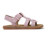 CAMPER Bicho - Sandalen für Mädchen - Rosa, Größe 33, Veloursleder