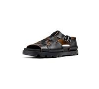 Camper, Brutus Sandal, Men Sandal, Black, 42, (EU)