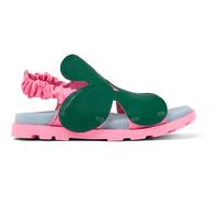 CAMPER Brutus Sandal - Sandalen für Mädchen - Grün, Größe 34, Glattleder/Textile