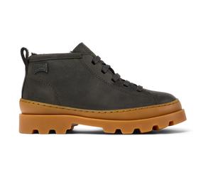 CAMPER Brutus - Stiefel für Mädchen - Grau, Größe 38, Veloursleder