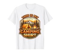 Camper Camp Lover Outdoor Nature Forest Das ist Mein Camping Preisgünstiges Grafik-T-Shirt, Herren, Weiß, M