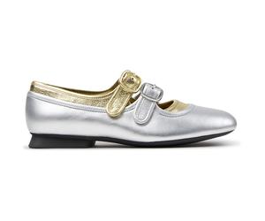 CAMPER Casi Myra - Ballerinas für Damen - Grau, Größe 41, Glattleder