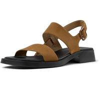 Camper Damen Dana K201486 2-Strap Sandal, Mittelbraun 011, 40 EU
