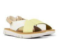 CAMPER Oruga - Sandalen für Damen - Weiß,Gelb,Beige, Größe 36, Glattleder/Textile