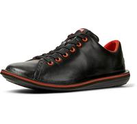 Camper für Herren. 18648-074 Käfer Lederschuhe schwarz (41), Wohnung, 1 bis 3 cm, Schnürsenkel, Lässig