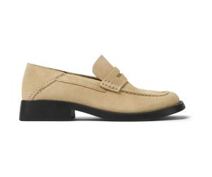 CAMPER Dana - Mokassins für Damen - Beige, Größe 39, Veloursleder
