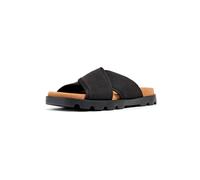 Camper, Brutus Sandal, Men Sandal, Black, 42, (EU)