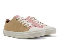 CAMPER Twins - Sneaker für Damen - Rosa ,Weiß,Beige, Größe 40, Veloursleder