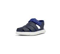 Camper Jungen Oruga K800242 T-Strap Sandal, Blue 024, 33 EU