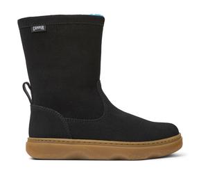 CAMPER Kiddo - Stiefel für Mädchen - Schwarz, Größe 31, Veloursleder