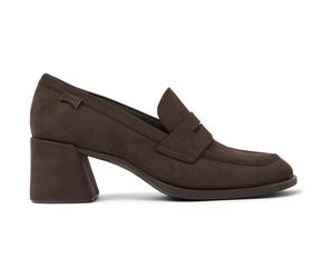 CAMPER Kora - Elegante schuhe für Damen - Braun, Größe 39, Veloursleder
