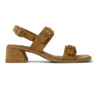 CAMPER Kora Sandal - Elegante schuhe für Damen - Braun, Größe 37, Veloursleder