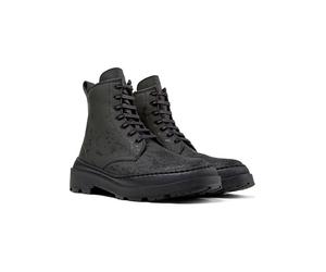 Camper Leder-Boots in Khaki - Größe 38 | Damen Stiefel