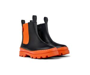 Camper Leder-Boots in Schwarz - Größe 29 | Kinderstiefel