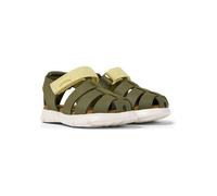 Camper Oruga FW Kinder Sandalen olivgrün/gelb - 26