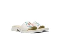 Camper Leder-Pantoletten "Dana" in Creme - Größe 39 | Damen Pantoletten