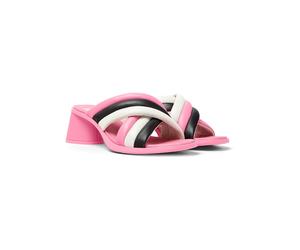 Camper Leder-Pantoletten in Rosa - Größe 39 | Damen Pantoletten