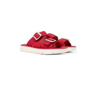 Camper Leder-Pantoletten "Oruga" in Rot - Größe 40 | Damen Sandalen