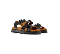 Camper Leder-Sandalen "Brutus" in Schwarz - Größe 37 | Kindersandalen