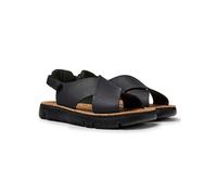 Camper Sandalette Oruga K200157-022 Damen Schwarz Glattleder/Textile Größe 38 EU