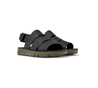 Camper, Oruga Sandal, Men Sandal, Black, 44, (EU)