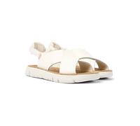 Camper Leder-Sandalen in Weiß - Größe 39 | Damen Sandalen