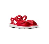 Camper Leder-Sandalen "Oruga" in Rot - Größe 42 | Damen Sandalen