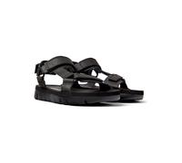 Camper Leder-Sandalen "Oruga" in Schwarz - Größe 41 | Damen Sandalen