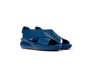 Camper Leder-Sandaletten "Balloon" in Dunkelblau - Größe 39 | Damen Sandalen