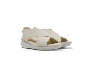 Camper Leder-Sandaletten in Weiß - Größe 39 | Damen Sandalen