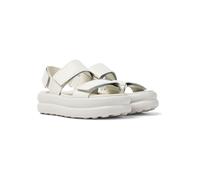 Camper Damen-Sandale Pelotas Flota Up K201728 2-Riemen Glattleder Weiß Natural Größe 38