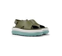 Camper Leder-Sandaletten "Pelotas Flota" in Khaki - Größe 40 | Damen Sandalen