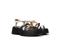 Camper Leder-Sandaletten "Tasha" in Schwarz - Größe 40 | Damen Sandalen