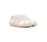 Camper Leder-Schnürschuhe in Weiß - Größe 38 | Damen Schnuerschuhe