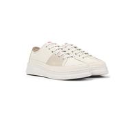 CAMPER Twins - Sneaker für Damen - Weiß,Beige, Größe 39, Glattleder