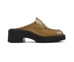 CAMPER Milah - Clogs für Damen - Braun, Größe 37, Glattleder