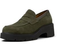 Camper, Milah, Women Moccasin/Ballerina, Dark Green, 37, (EU)