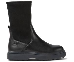 CAMPER Norte - Stiefel für Mädchen - Schwarz, Größe 34, Glattleder/Textile
