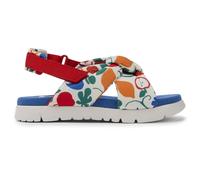 CAMPER Oruga - Klettverschluss für Mädchen - Weiß,Rot,Blau, Größe 34, Textile