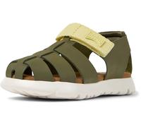 Camper Oruga FW Kinder Sandalen olivgrün/gelb - 26