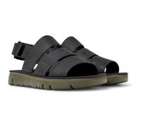Camper, Oruga Sandal, Men Sandal, Black, 42, (EU)