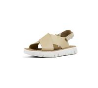Camper Oruga Damen Sandalen hellbraun/weiß - 37