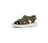 Camper, Oruga Sandal, Women Sandal, Medium Green, 38, (EU)