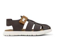 CAMPER Oruga - Sandalen für Mädchen - Braun, Größe 27, Glattleder/Textile