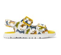 CAMPER Oruga - Sandalen für Mädchen - Weiß,Orange,Blau, Größe 28, Glattleder