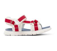 CAMPER Oruga - Sandalen für Mädchen - Weiß,Rot, Größe 25, Textile