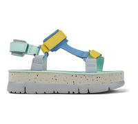 CAMPER Oruga Up - Sandalen für Damen - Blau,Grau,Gelb, Größe 40, Glattleder