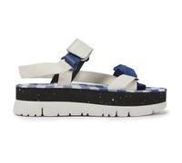 CAMPER Oruga Up - Sandalen für Damen - Weiß,Blau,Schwarz, Größe 40, Textile/Glattleder